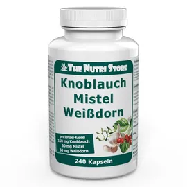 Knoblauch Mistel Weissdorn