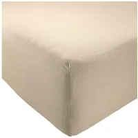 REDBEST Single-Jersey Spannbettlaken Pittsburgh in sand | Gr.: 140x200