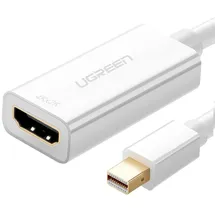 UGREEN 10460 Videokabel-Adapter Mini DisplayPort HDMI (weiblich) Weißer Adapter