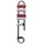 Petzl Rack Abseilgerät Silber/Rot