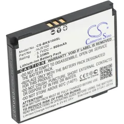 AccuCell Akku passend für Becker HJS100, HJS-100, Map Pilot, Mercedes Benz Map Pilot, VW Map Pilot 3,7 Volt 900mAh Li-Ionen Akku