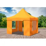 Faltpavillon Faltzelt Pavillon 3x3 Orange Gartenzelt Klappzelt Wasserdicht