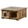 MASSIVMOEBEL24.DE RAILWAY Beige Mangoholz 90 x 45 x 90 cm