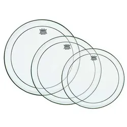 Remo Pinstripe - Tom Pack - Clear - 10-12-16 - Zoll - Schlagzeug-Fell-Set