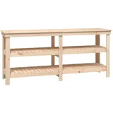 vidaXL Werkbank 181x50x80 cm Massivholz Kiefer