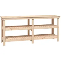 vidaXL Werkbank 181x50x80 cm Massivholz Kiefer