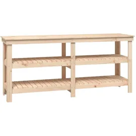 vidaXL Werkbank 181x50x80 cm Massivholz Kiefer