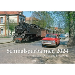 GeraMond, Kalender, Schmalspurbahnen 2024 (Deutsch)