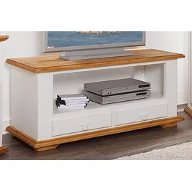 1a Direktimport Vitrine Mexico weiss / honigfarbig, Pinie weiß