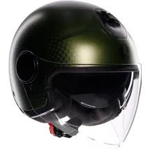 AGV Eteres Andora Jethelm - Matt Dunkelgrün/Schwarz / M