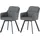 xonox.home Stuhl Sophie Chenille-Optik anthrazit 2er Set