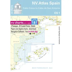 NV. Atlas Spanien ES 1 - Cabo Creus nach Cabo San Antonio
