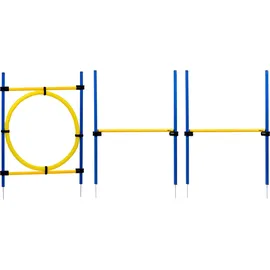 Dobar Agility Sprung-Set 100 x 76 cm Blau/Gelb
