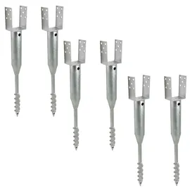 Trutzholm Zaunpfosten 10 x 86,5 cm Silber/Feuerverzinkt