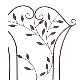 DanDiBo Ambiente Rankhilfe Metall 135 x 0 cm Braun