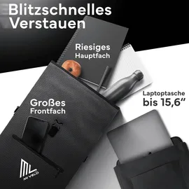 MIVELO Fahrradtasche 3in1 schwarz