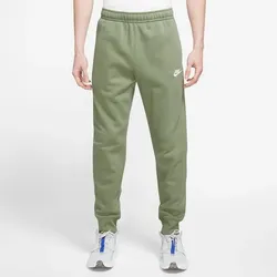 NIKE Herren Sporthose Trainings-Hose M NSW CLUB, OIL GREEN/OIL GREEN/WHITE, XL