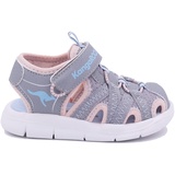 KANGAROOS Jungen Mädchen K-Lil Ev Sandale, Ultimate Grey Frost Pink, 24