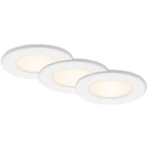 Briloner LED Einbauleuchte Thin Weiß 3er Set
