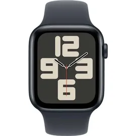 Apple Watch SE 2024 GPS 40 mm Aluminiumgehäuse Mitternacht, Sportarmband Mitternacht M/L