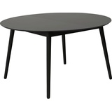 Hammel Furniture Esstisch »Meza by Hammel«, Ø135(231) cm, runde Tischplatte aus MDF/Laminat, Massivholzgestell grau