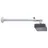 NeoMounts BEAMER-W100SILVER Beamer-Wandhalterung Neigbar, Drehbar Wandabstand (max.): 123cm Silber