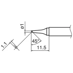 Composit Lötspitze Serie T17, D08