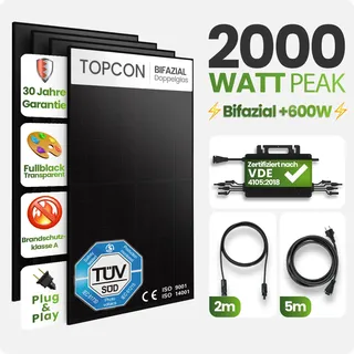 Tepto 2000W Balkonkraftwerk MaxPower