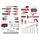 Meister Craft Werkzeugtrolley 238-teilig - Werkzeug-Set - Schwarz/Silber -