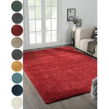 Myflair My Shaggy Hochflorteppich 120 x 180 cm Rot