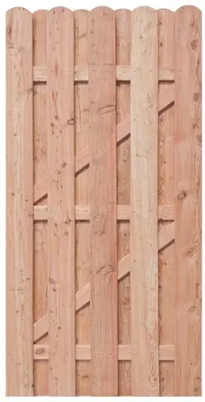 Bohlentor Barin Lärche HOCH unbehandelt gerade 100x200cm ohne Beschlag