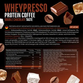 German Elite Nutrition Wheypresso Protein Kaffee 908 g Pulver