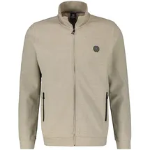 Lerros Sweatjacke in Strukturqualität - Soft stone), - 6XL