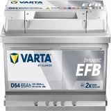 VARTA D54 Blue Dynamic EFB 12V 65Ah 650A Autobatterie Start-Stop 565 500 065