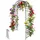 Relaxdays Rosenbogen 240 x 140 x 50 cm Schwarz
