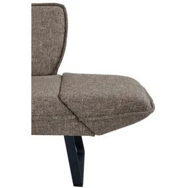 K+W Komfort & Wohnen Eckbank K+W KOMFORT & WOHNEN "Drive", braun (braun 78), H:91cm T:68cm, Sitzbänke, Eckbank, mit Seitenteilverstellung am langem Schenkel zur Sitzplatzerweiterung