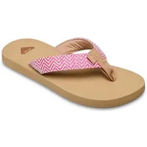 Roxy "Rg Porto Raffia", Jungen, Gr. 3(33), raspberry, Obermaterial: 90% synthetisches Raffia/10% Textilpolyester, Futter: 100% Textilpolyester, Laufsohle: 100% EVA., Schuhe Sandale