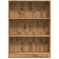 vidaXL Bücherregal Artisan-Eiche 80 x 24 x 109 cm Braun