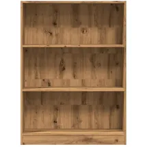 vidaXL Bücherregal Artisan-Eiche 80 x 24 x 109 cm Braun