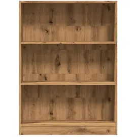 vidaXL Bücherregal Artisan-Eiche 80 x 24 x 109 cm Braun