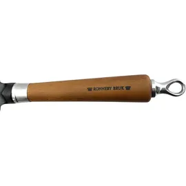RONNEBY BRUK "Maestro Wokpfanne, Ø 32 cm, mit Holzgriff", schwarz, mit buchenholzgriff, B:32cm H:13,5cm L:59cm, Pfannen, Wok