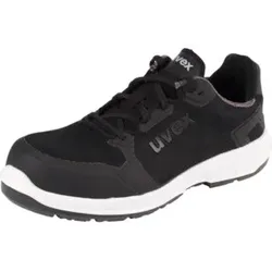 Uvex Halbschuh schwarz/weiß uvex 1 sport, S1P, EU-Schuhgröße: 41
