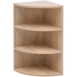 Wohnling Eckregal 30 x 60 x 30 cm Braun