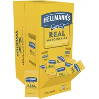 HELLMAN'S Hellmann's Real Mayonaise 120 Portionen x 20 ml (2,4 l)