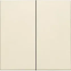 Niko Züblin 100-31004 Abdeckung für elektronischen Doppelschalter oder Taster, cream 10031004