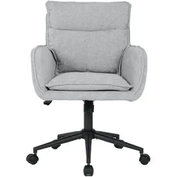Home Deluxe GmbH HOME DELUXE Bürostuhl CORA 100 x 60 x 70 cm  Webstoff Grau - Höhenverstellbar | Schreibtischstuhl, Chefsessel