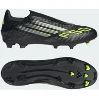 adidas F50 League Laceless FG/MG Core Black / Iron Metallic / Lucid Lemon 46