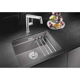 Blanco Etagon 500-U felsgrau + Handbetätigung + InFino
