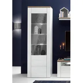 OTTO home Vitrine Larona 65 x 37 x 205,6 cm Weiß