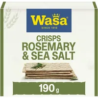 Wasa Delicate Crisp Rosemary & Sea Salt 190g
